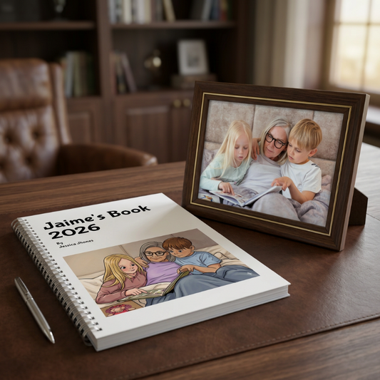 Personalized Family Coloring Book — Made From Your Photos